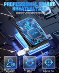 Compact Keychain Breathalyzer with LCD Display