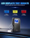 Compact Keychain Breathalyzer with LCD Display