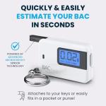 BACtrack Go Keychain Breathalyzer with Extra Mouthpieces