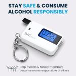 BACtrack Go Keychain Breathalyzer with Extra Mouthpieces