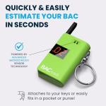 BACtrack Keychain Breathalyzer with 20 Mouthpieces