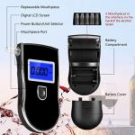 High-Accuracy Alcohol Breathalyzer with 20 Mouthpieces