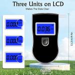 High-Accuracy Alcohol Breathalyzer with 20 Mouthpieces