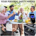 High-Accuracy Alcohol Breathalyzer with 20 Mouthpieces