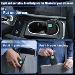Portable High-Accuracy Alcohol Breathalyzer with LCD Display