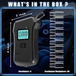 Portable High-Accuracy Alcohol Breathalyzer with LCD Display