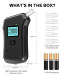 Portable High-Accuracy Breathalyzer with LCD Display