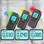 Portable Alcohol Breathalyzer with Dual-Core Display