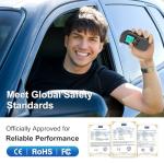 Portable Alcohol Breathalyzer with Dual-Core Display
