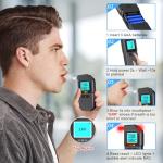 Portable Alcohol Breathalyzer with Dual-Core Display