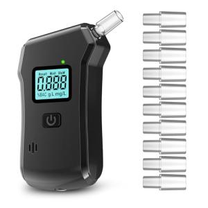 Portable High-Accuracy Alcohol Breathalyzer with LCD