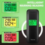 Rechargeable Personal Breathalyzer with Accurate Readings
