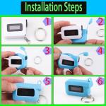 Silicone Cover for C6 Keychain Breathalyzer - Light Blue