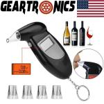 Portable LCD Alcohol Breathalyzer Keychain Tester