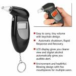 Portable LCD Alcohol Breathalyzer Keychain Tester