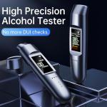 Portable High Accuracy Rechargeable Breathalyzer with LCD