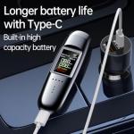 Portable High Accuracy Rechargeable Breathalyzer with LCD