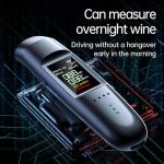 Portable High Accuracy Rechargeable Breathalyzer with LCD