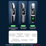 Portable High Accuracy Rechargeable Breathalyzer with LCD