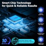High-Accuracy Portable Breathalyzer with LCD Display
