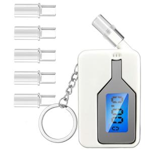 Keychain Alcohol Breathalyzer, Professional-Grade Tester