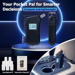 High-Accuracy Portable Breathalyzer with LCD Display
