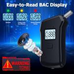 High-Accuracy Portable Breathalyzer with LCD Display