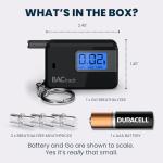 BACtrack Go Keychain Breathalyzer - Ultra-Portable Alcohol Tester