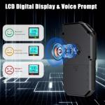 Portable Alcohol Breathalyzer with LCD Display & 10 Mouthpieces