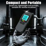 Portable Alcohol Breathalyzer with LCD Display & 10 Mouthpieces