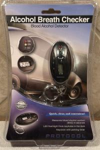 Keychain Alcohol Breathalyzer and Blood Alcohol Detector