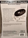 Keychain Alcohol Breathalyzer and Blood Alcohol Detector