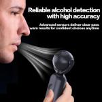 AUTOWOEL AI Keychain Breathalyzer with Voice Alerts