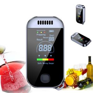 USB Rechargeable Portable Breathalyzer with LCD Display