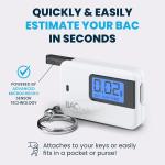 BACtrack Go Keychain Breathalyzer - Ultra-Portable White
