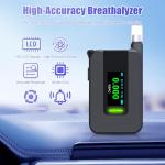 Professional High-Accuracy Portable Breathalyzer with LCD Display