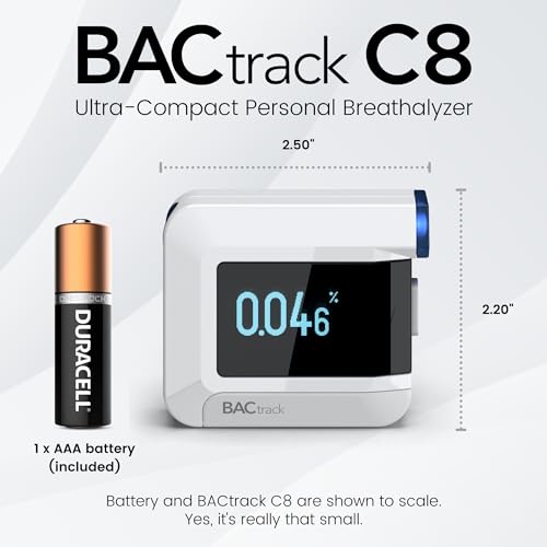 BACtrack C8 Professional-Grade Breathalyzer | Wireless Smartphone Compatible