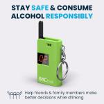 BACtrack Keychain Breathalyzer - Portable Green Device