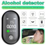 Portable Mini Breathalyzer Keychain for Alcohol Testing