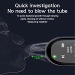 Portable Mini Breathalyzer Keychain for Alcohol Testing