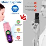 Professional Portable Breathalyzer with LCD Display - Pink