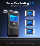 YYBNN Portable Alcohol Breathalyzer with LCD Display
