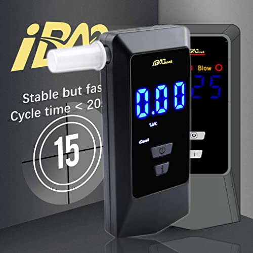 iBACheck Portable Breathalyzer with Professional-Grade Accuracy