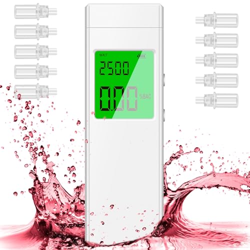 Professional-grade Rechargeable Portable Breathalyzer with Smart LCD Display