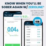 BACtrack C6 Keychain Breathalyzer with 20 Mouthpieces