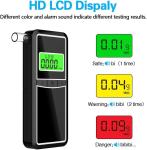 Portable Professional Alcohol Breathalyzer with Accurate Readings