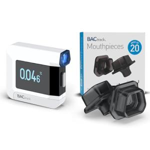 BACtrack C8 Breathalyzer with 20 Mouthpieces