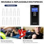 Amzeth High-Accuracy Breathalyzer with LCD Display
