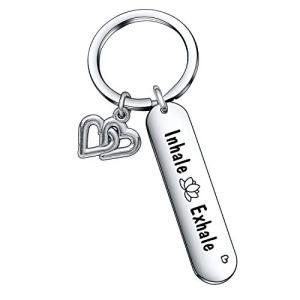 Yoga Breath Reminder Keychain for Mindful Living