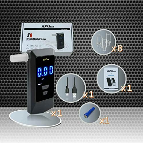 iBACheck Portable Breathalyzer with Professional-Grade Accuracy